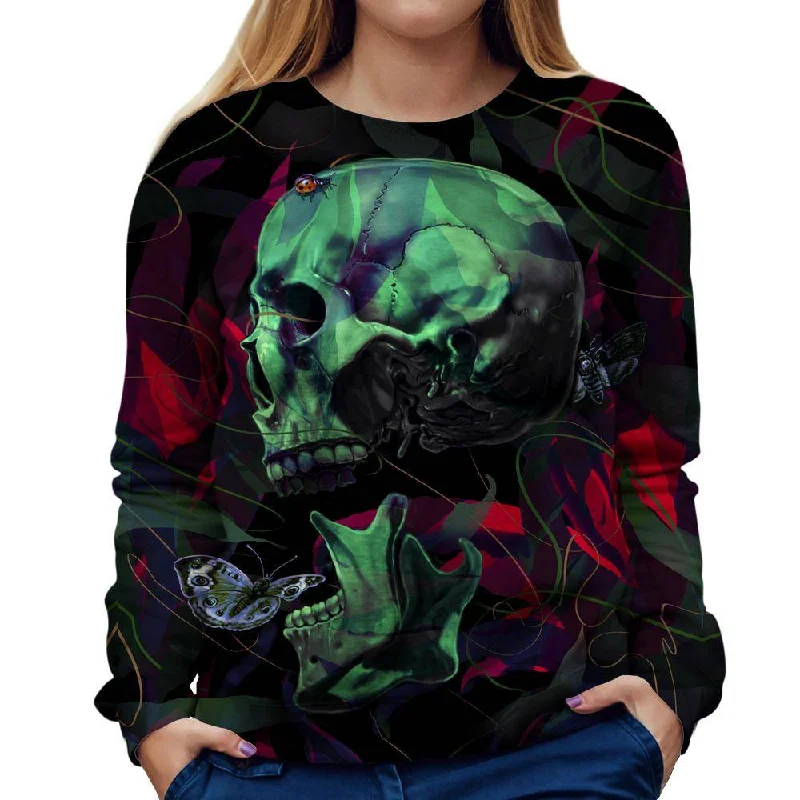 Existence Womens Sweatshirt Hoodie with Neon Bright Vibrant