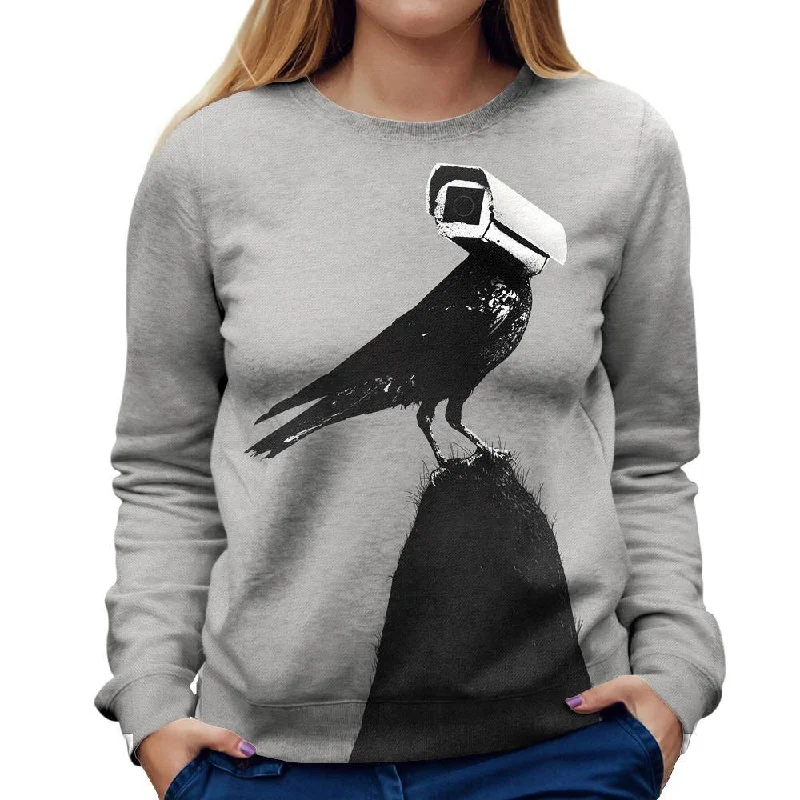 The Lookout Womens Sweatshirt Hoodie with Lace Feminine Delicate
