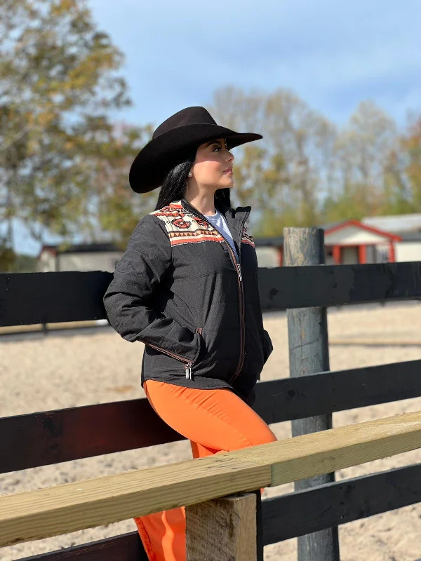 Montana Co Jacket Black Aztec Softshell Zippered Jacket Buttoned Jacket Snapped Jacket Montana Co Jacket Black Aztec Softshell Zippered Jacket Buttoned Jacket Snapped Jacket