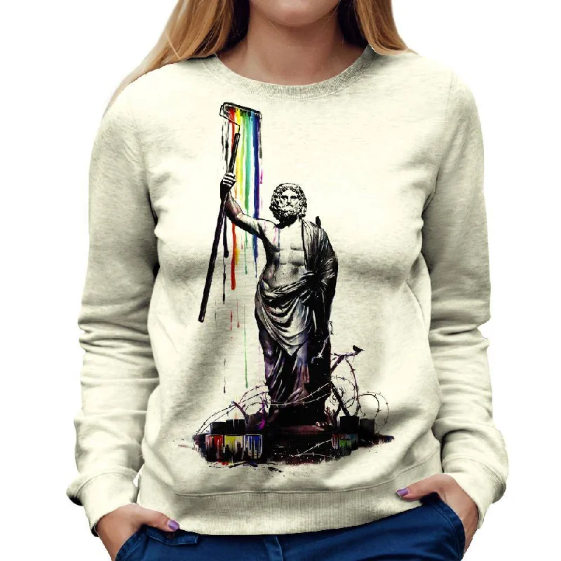 God Of Graffiti Womens Sweatshirt Cotton Hoodie Fleece Lining Warmth