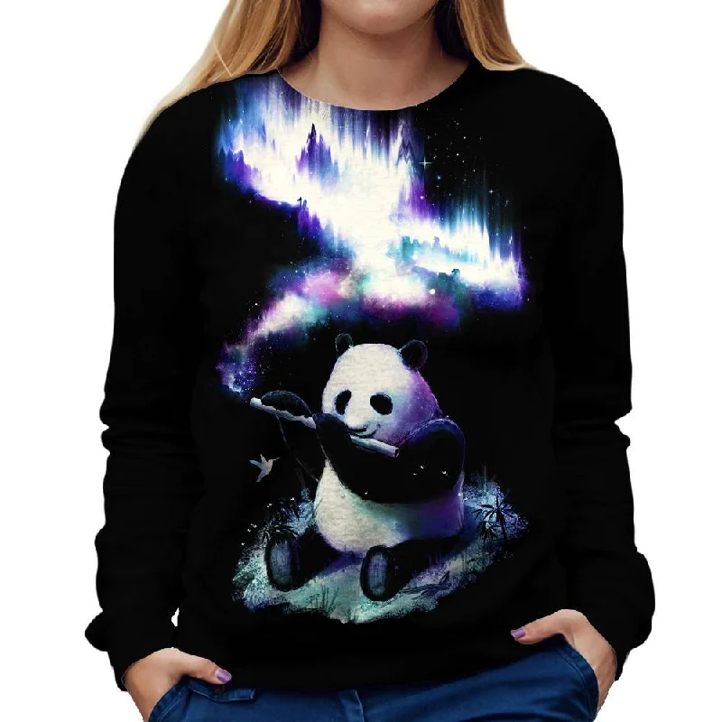 Music Is My Universe Womens Sweatshirt Hoodie with Illustration Artistic Creative