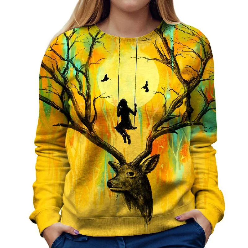 Playmate Womens Sweatshirt Hoodie with Rhinestones Sparkly Elegant