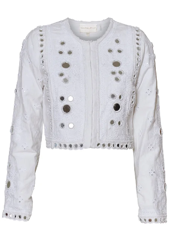 Veranda Jacket True White Elasticated Jacket Padded Jacket Insulated Jacket