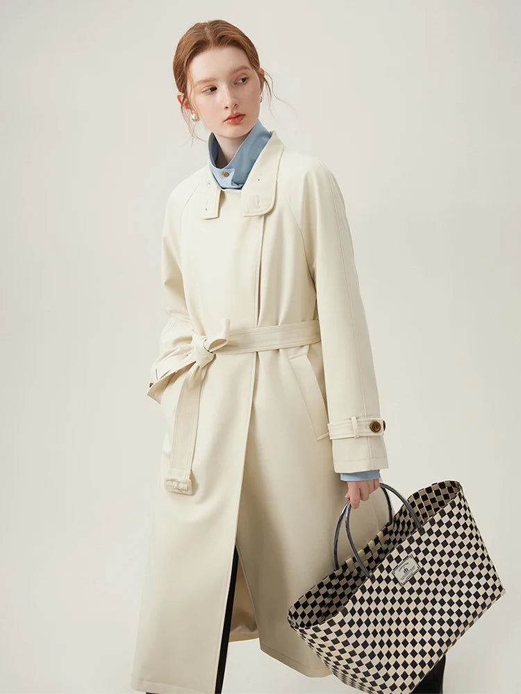 Wjczt British Style Apricot Mid-length Casual Windbreaker for Women Spring 2024 Newly Classic Jacket Trench Female 24FS11219 Cotton Jacket Linen Jacket Terry Jacket Wjczt British Style Apricot Mid-length Casual Windbreaker for Women Spring 2024 Newly Classic Jacket Trench Female 24FS11219 Cotton Jacket Linen Jacket Terry Jacket