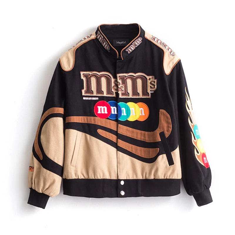 Wjczt Embroidery Harajuku Patch Plus Size Coat 2022 Winter Autumn Women's Jackets Hip Hop Autumn Long Sleeve Female Jacket Outwear Collared Jacket Crew Neck Jacket Turtle Neck Jacket Wjczt Embroidery Harajuku Patch Plus Size Coat 2022 Winter Autumn Women's Jackets Hip Hop Autumn Long Sleeve Female Jacket Outwear Collared Jacket Crew Neck Jacket Turtle Neck Jacket