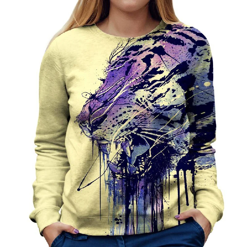 Fearless Womens Sweatshirt Hoodie with Hem Drawcord Adjustable Customizable