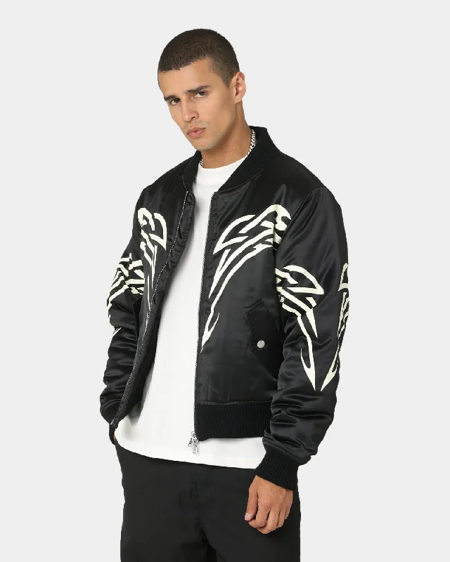 Lifted Anchors Spirit Tribal Bomber Jacket Black Tailored Jacket Straight Jacket A-Line Jacket Lifted Anchors Spirit Tribal Bomber Jacket Black Tailored Jacket Straight Jacket A-Line Jacket