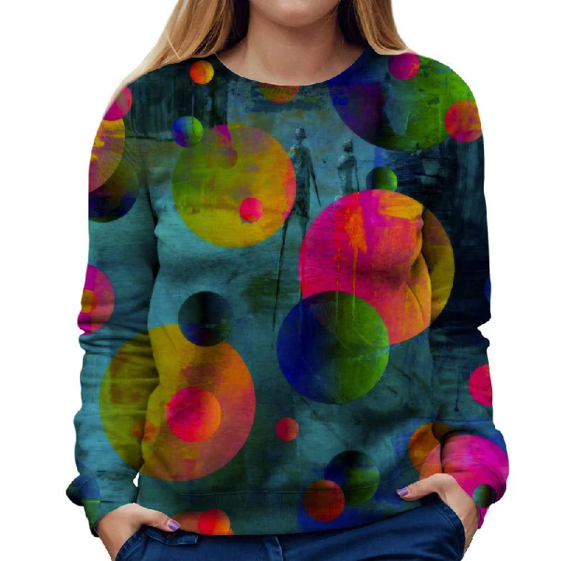 A Walk Away Womens Sweatshirt Hoodie with Crew Neck Simple Timeless