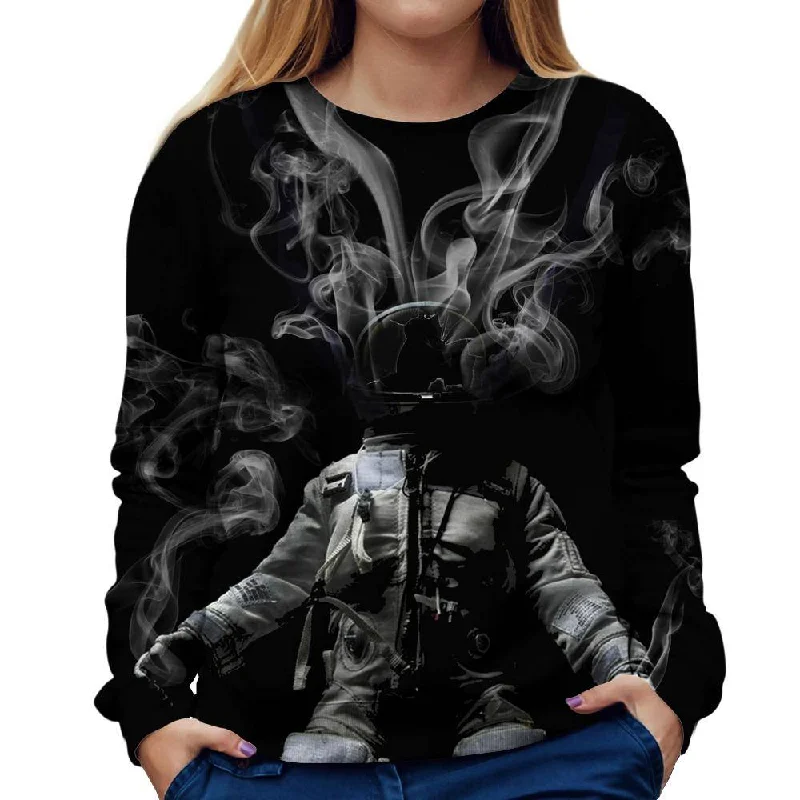 Broker Heart Womens Sweatshirt Hoodie with Relaxed Fit Easy Casual