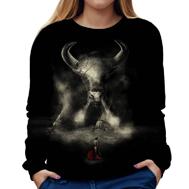 Matador's Match Womens Sweatshirt Hoodie with Pattern Geometric Abstract
