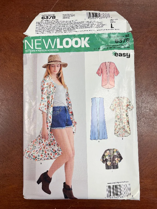2015 New Look 6378 Pattern - Jackets/Cover-Ups Belted Jacket Elasticated Jacket Padded Jacket 2015 New Look 6378 Pattern - Jackets/Cover-Ups Belted Jacket Elasticated Jacket Padded Jacket