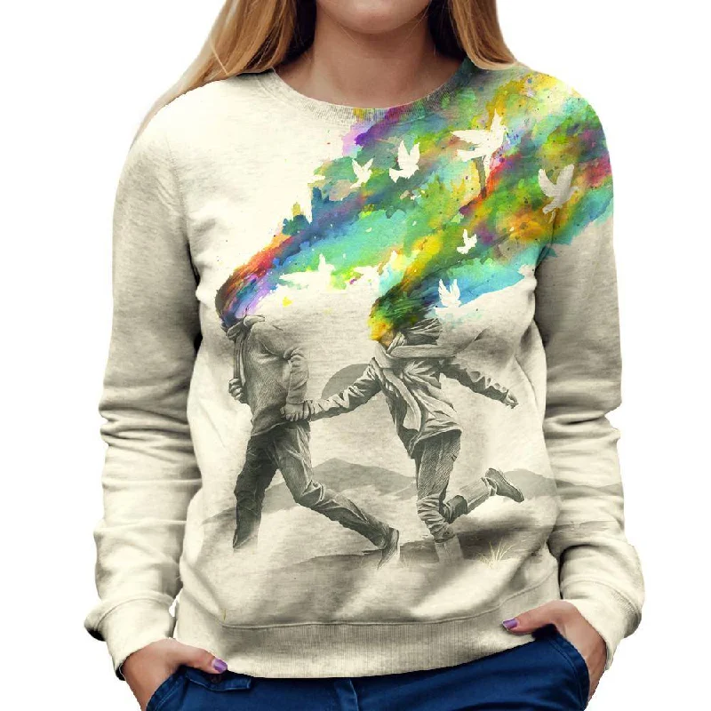 Emanete Womens Sweatshirt Hoodie with Slit Hem Functional Movement
