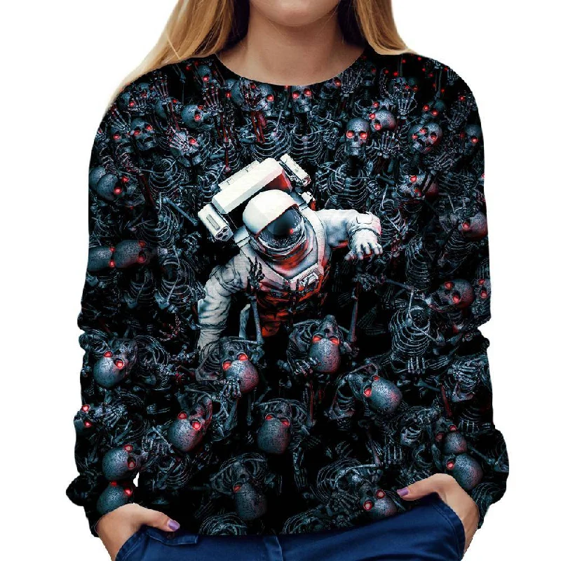 Planet Of Terror Womens Sweatshirt Hoodie with Print Artistic Unique