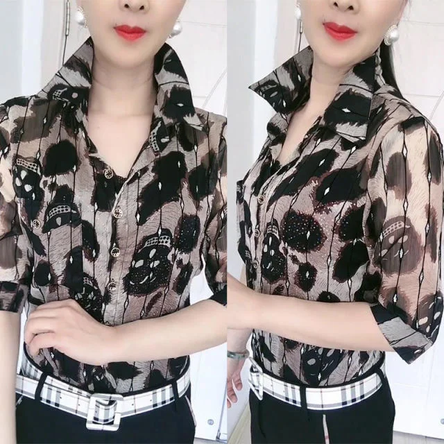 leopard-Long sleeves
