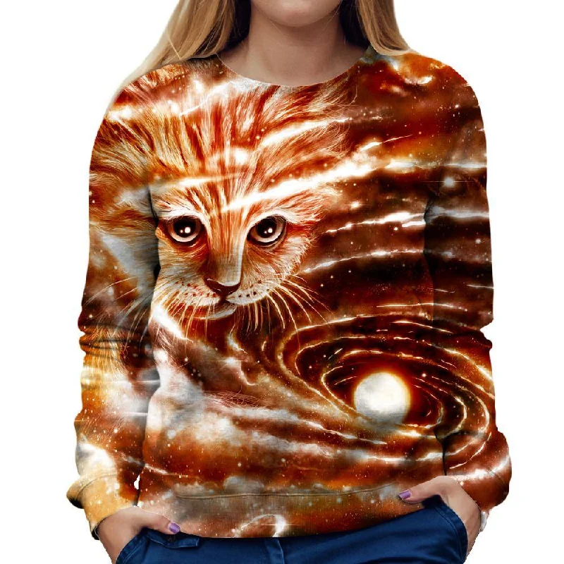 The Visiting Cat Womens Sweatshirt Hoodie with Reflective Safety Nightwear