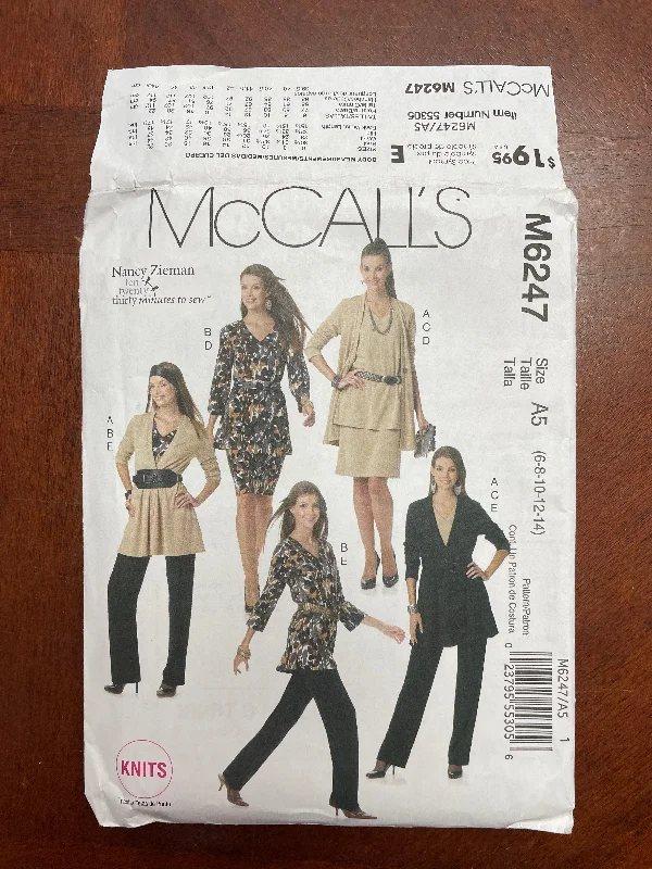 2010 McCall's 6247 Pattern - Jacket, Tops, Sash, Skirt and Pants FACTORY FOLDED Oversized Jacket Tailored Jacket Straight Jacket 2010 McCall's 6247 Pattern - Jacket, Tops, Sash, Skirt and Pants FACTORY FOLDED Oversized Jacket Tailored Jacket Straight Jacket