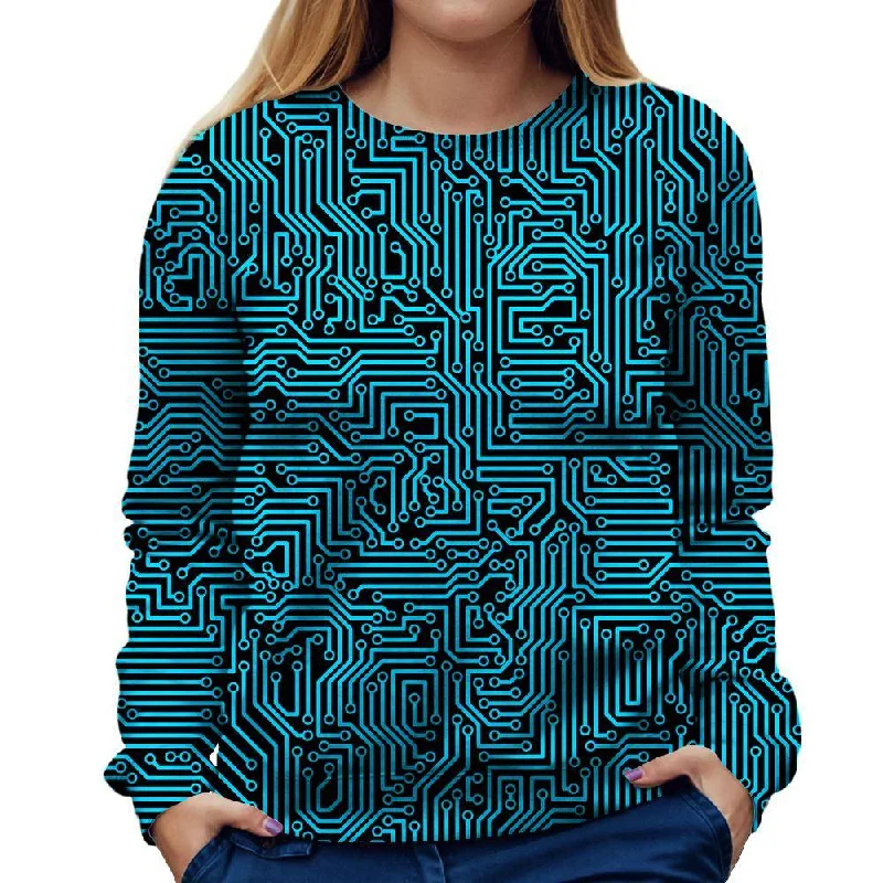 Reboot Womens Sweatshirt Hoodie with Hem Drawcord Adjustable Customizable