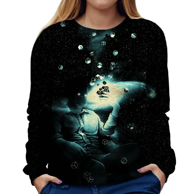 The Solution Womens Sweatshirt Hoodie with Mesh Breathable Sporty