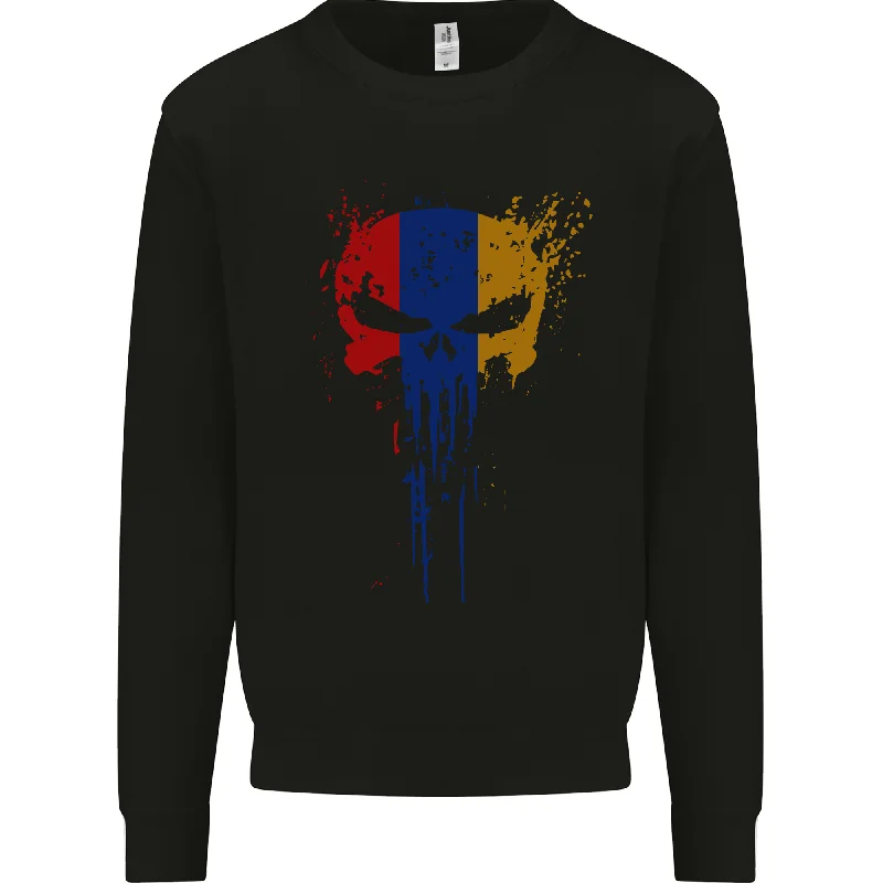 Arminia Skull Gym Training Bodybuilding Mens Sweatshirt Jumper Hoodie with Lining Warm Insulated Arminia Skull Gym Training Bodybuilding Mens Sweatshirt Jumper Hoodie with Lining Warm Insulated