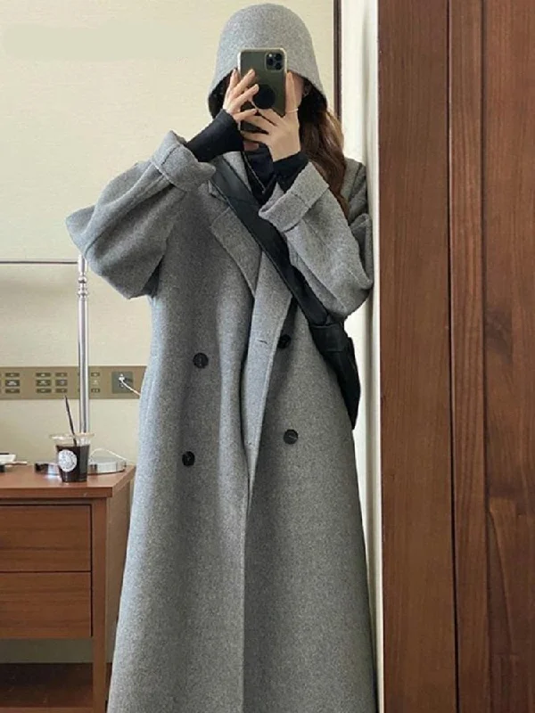 Wjczt 2022 New Autumn and Winter Suit Collar Camel Colored Woolen Coat Women Knee Length Wool Coat Coat Women Winter Jacket Long Coat Mesh Jacket Canvas Jacket Denim Jacket Wjczt 2022 New Autumn and Winter Suit Collar Camel Colored Woolen Coat Women Knee Length Wool Coat Coat Women Winter Jacket Long Coat Mesh Jacket Canvas Jacket Denim Jacket