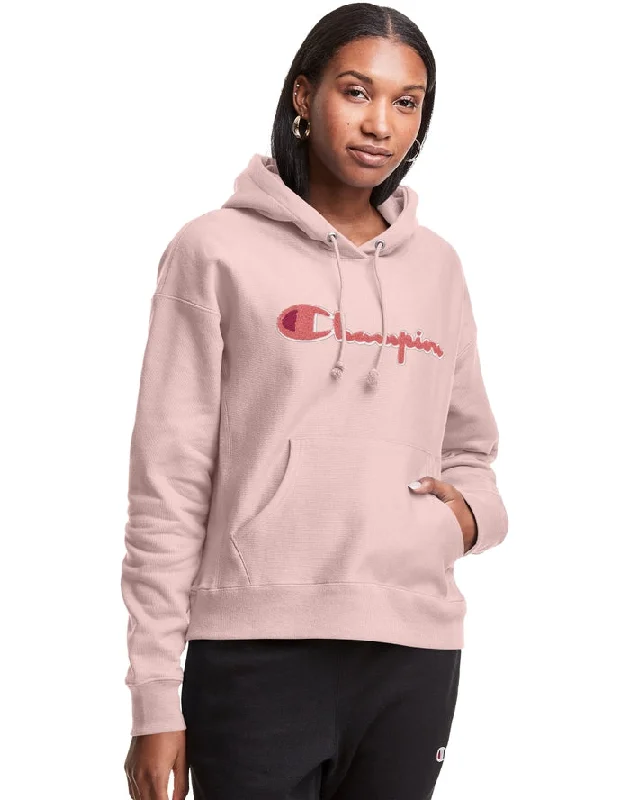 Champion W Reverse Weave PO Hoodie Hoodie with Ribbed Cuffs Snug Fit Comfort