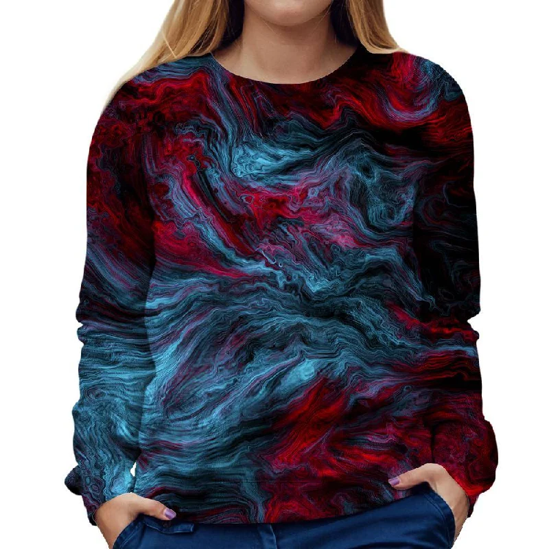Gloomy Clouds Womens Sweatshirt Hoodie with Sequins Glamorous Eye-catching