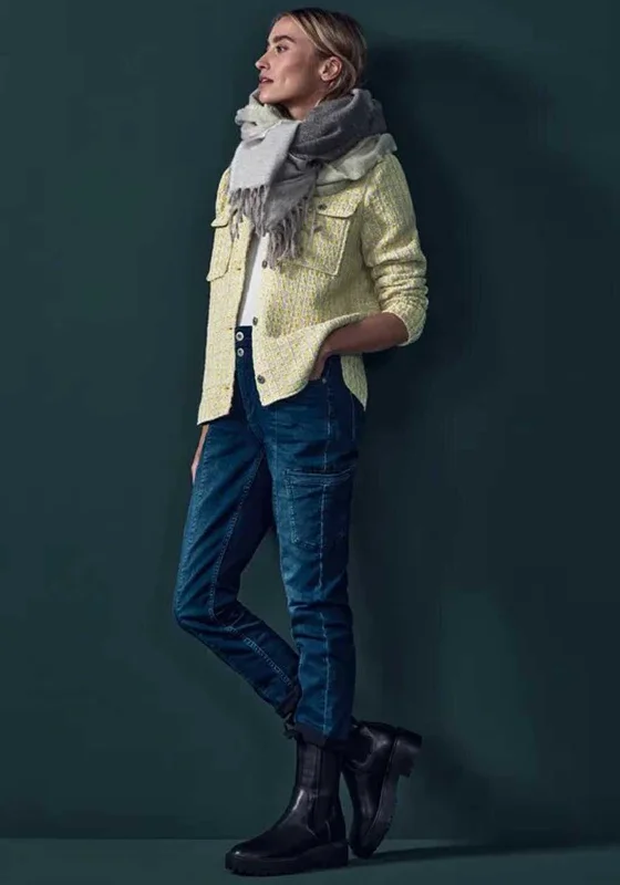Street One Boucle Buttoned Jacket, Yellow Corduroy Jacket Velvet Jacket Brocade Jacket Street One Boucle Buttoned Jacket, Yellow Corduroy Jacket Velvet Jacket Brocade Jacket