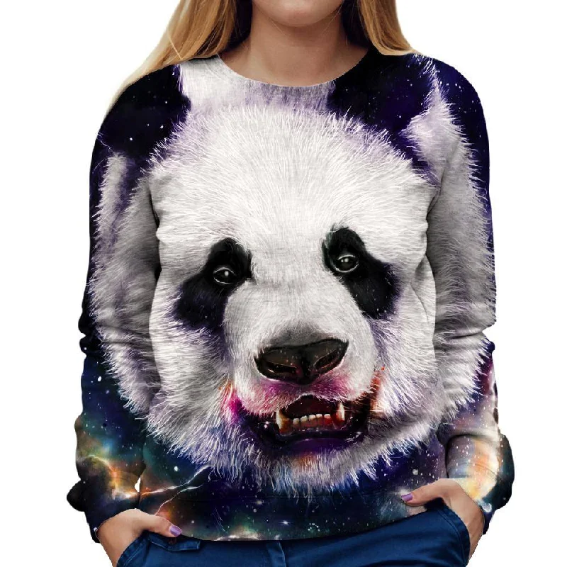 Nebula Eater Womens Sweatshirt Hoodie with Sequins Glamorous Eye-catching
