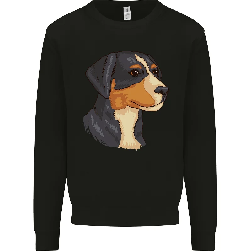 Appenzeller Sennenhund Dog Mens Sweatshirt Jumper Hoodie with Zipper Versatile Modern