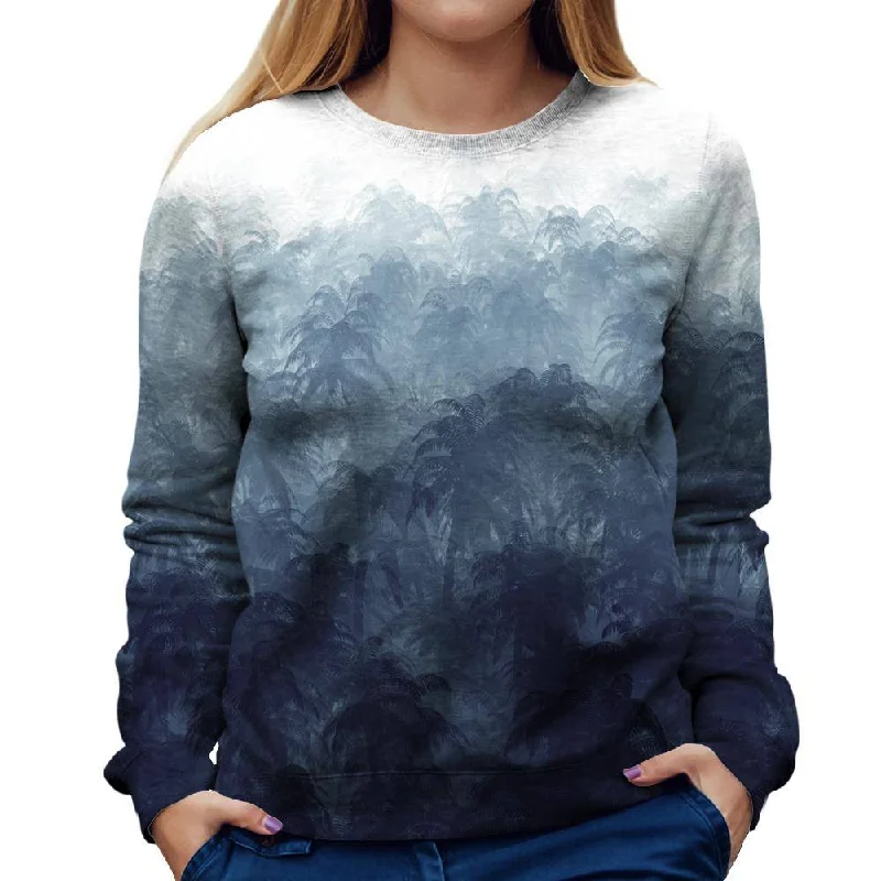 Jungle Haze Womens Sweatshirt Hoodie with Cropped Fit Short Trendy