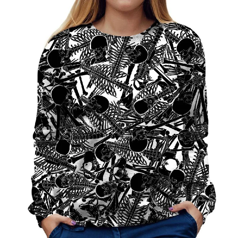 The Boneyard Womens Sweatshirt Cotton Hoodie Fleece Lining Warmth