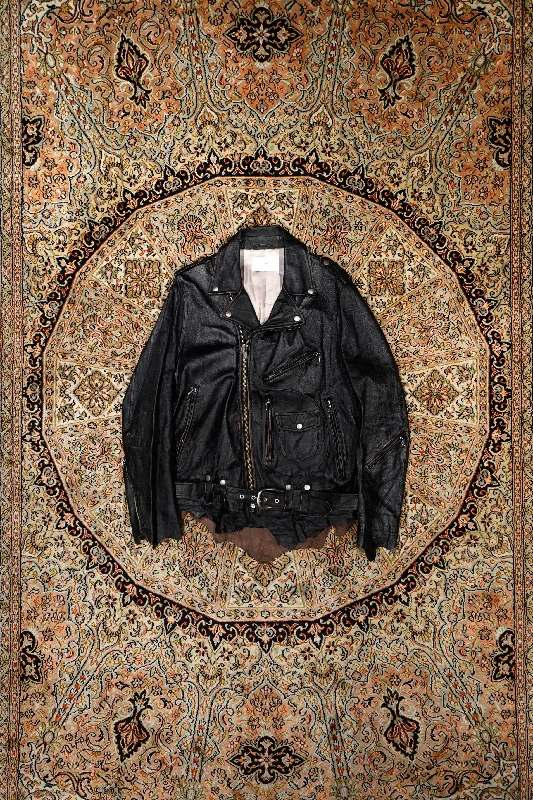 SUGARHILL DESTRESSED RIDER’S JACKET (BLACK) Chenille Fabric Brocade Fabric Lace Fabric SUGARHILL DESTRESSED RIDER’S JACKET (BLACK) Chenille Fabric Brocade Fabric Lace Fabric