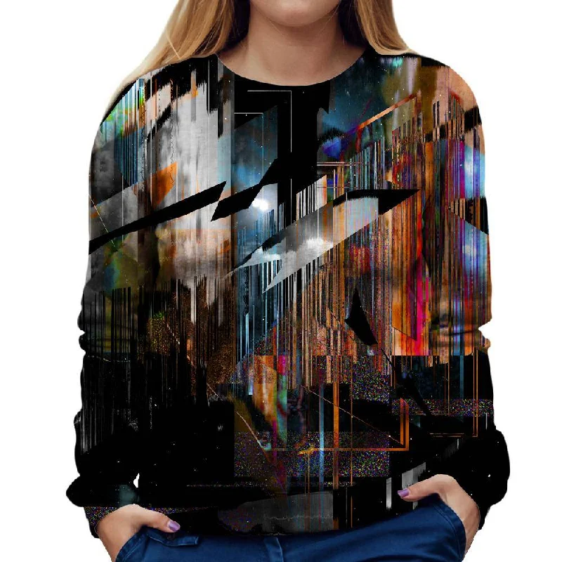 Inside Out Womens Sweatshirt Hoodie with Print Artistic Unique