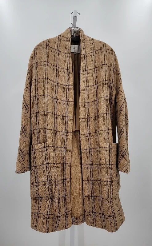 Vince Coats (Pre-owned) Satin Silk Chiffon