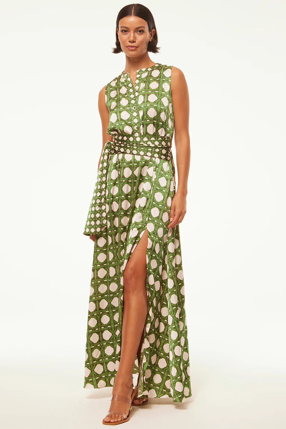 Anabella Dress Rattan Tile Mix - Misa