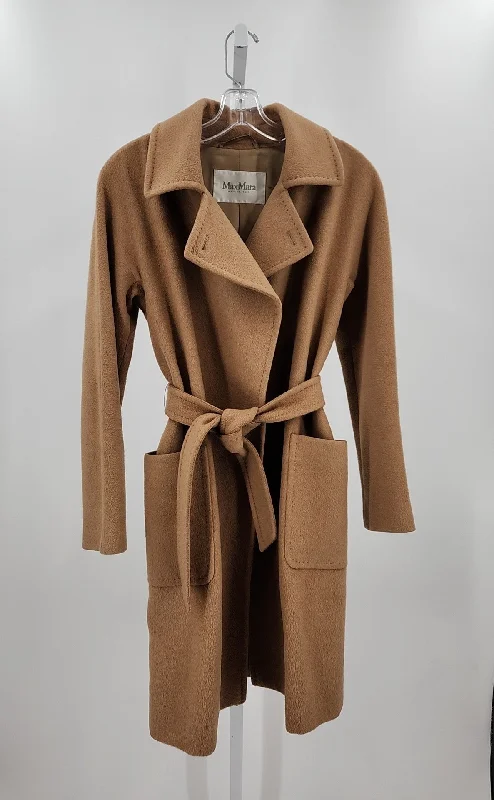 Max Mara Coats (Pre-owned) Hooded Caped Scarf