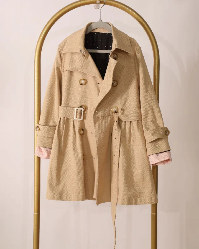 Miss Sunshine Trench Coat - Camel Bodycon Sheath Shift