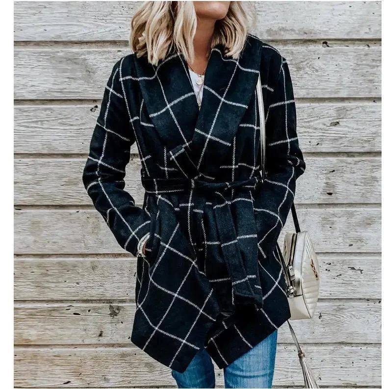 New spring women's coats fashion trends casual streetwear personality long sleeve slim elegant irregular coats B-28928 Tailored Straight A-Line New spring women's coats fashion trends casual streetwear personality long sleeve slim elegant irregular coats B-28928 Tailored Straight A-Line