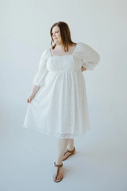 EMBROIDERED BOHO BABYDOLL DRESS