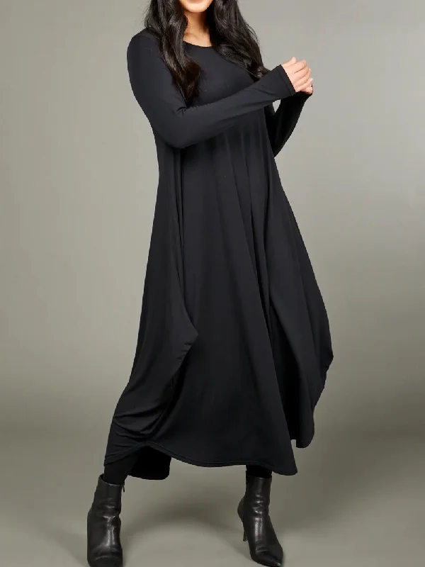 TANI LONG SLEEVE TRI DRESS