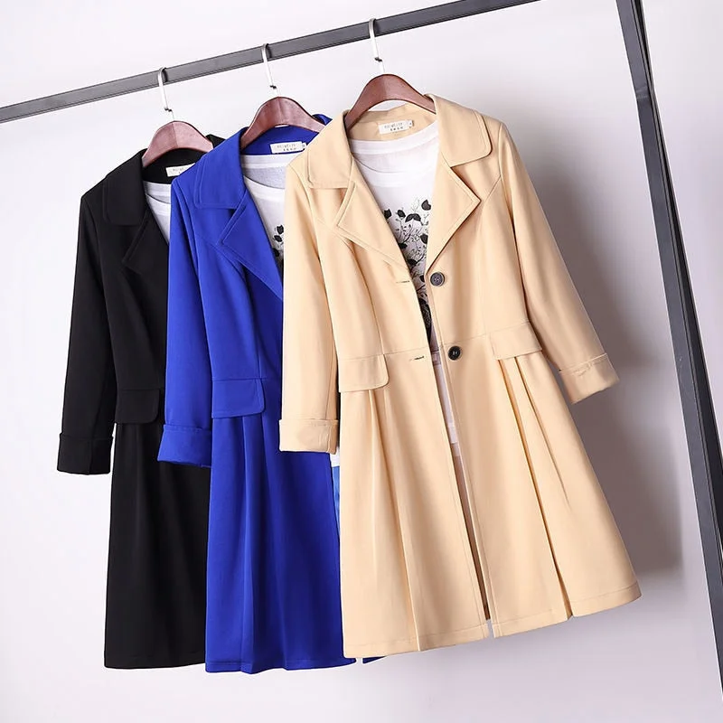 2022 Fashion Autumn Korean Women's Beautiful Style Coat Slim Casual Chic Loose Elegant Vintage Long Sleeve Office Coat Tops empire Basque Peplum