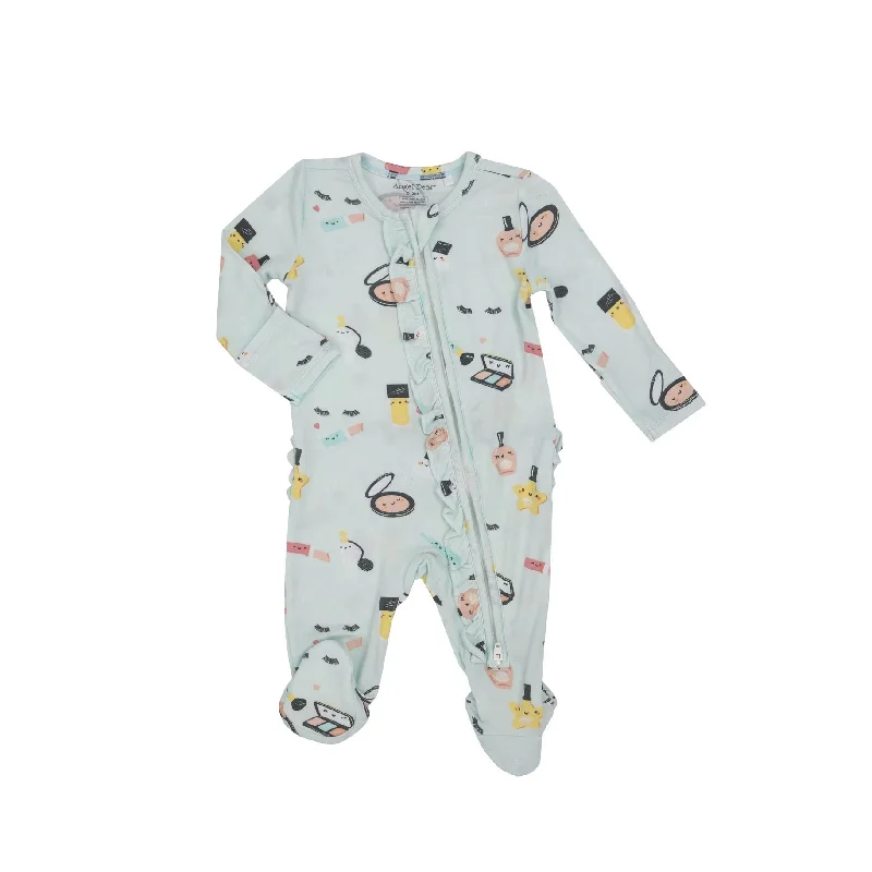 Angel Dear Dress Up Fun Zipper Ruffle Footie