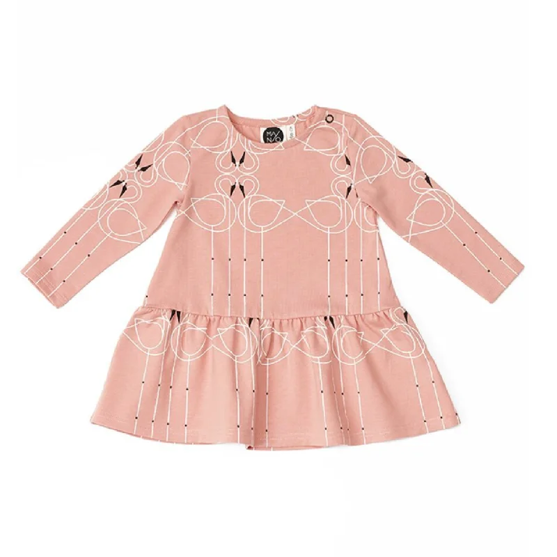 Geometric Swan Dress