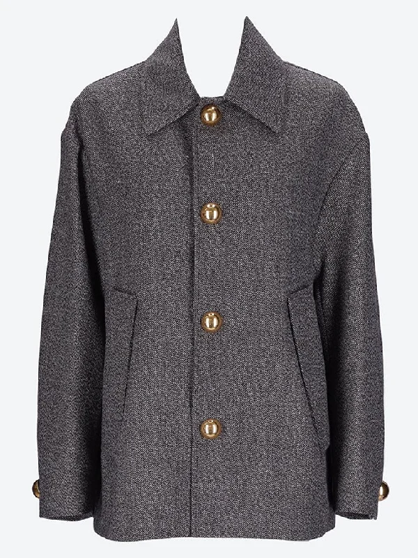 Belted short coat Three-Quarter Sleeve Elbow Sleeve Wrist Sleeve