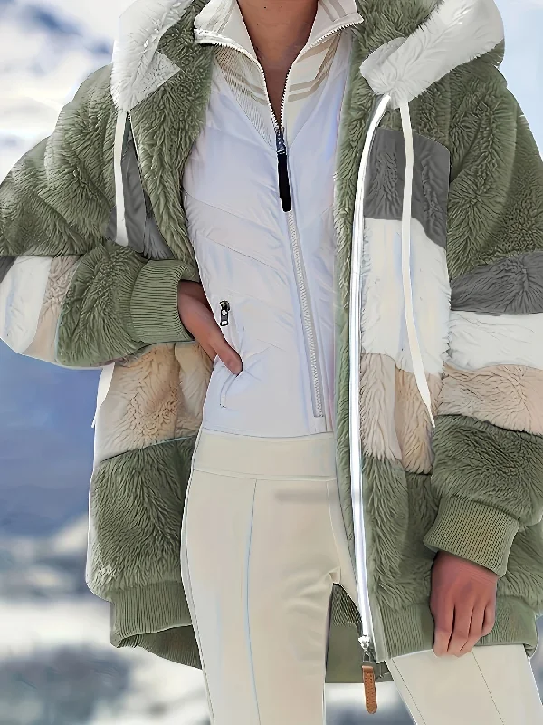 Ultimate Warm Hooded Coat with Drawstring Detail - Your Go-To Choice for Staying Cozy and Stylish in All Seasons Buttoned Zippered Snapped Ultimate Warm Hooded Coat with Drawstring Detail - Your Go-To Choice for Staying Cozy and Stylish in All Seasons Buttoned Zippered Snapped