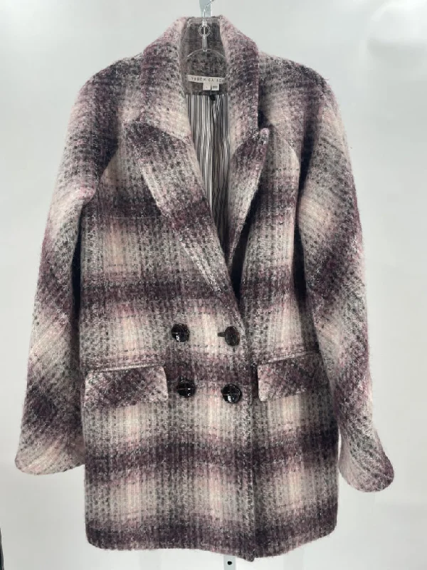 Veronica Beard Coats (Pre-owned) Jersey Tulle Batik