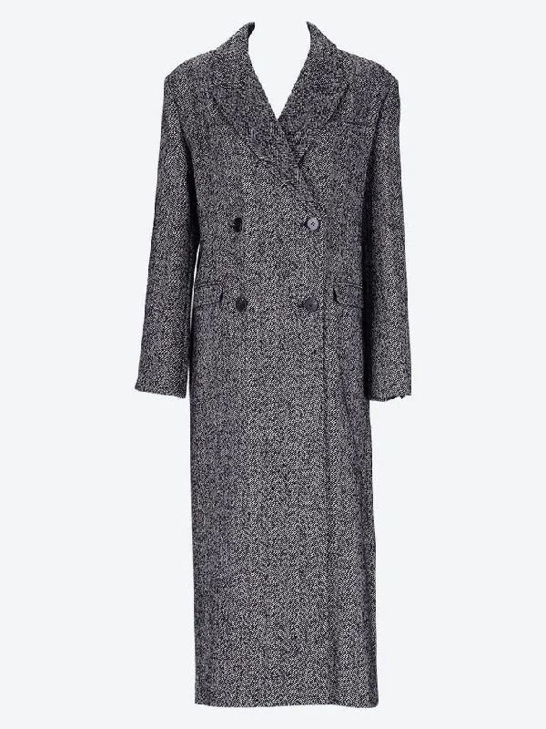 Glide maxi length coat Anorak Windbreaker Fleece