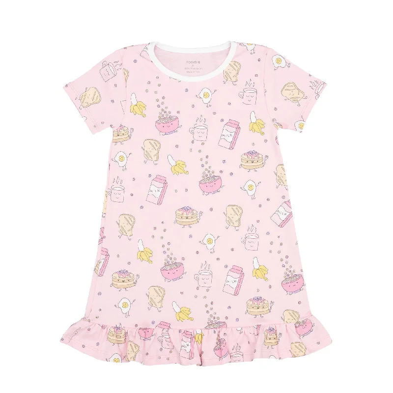 Noomie Dress Pink Breakfast