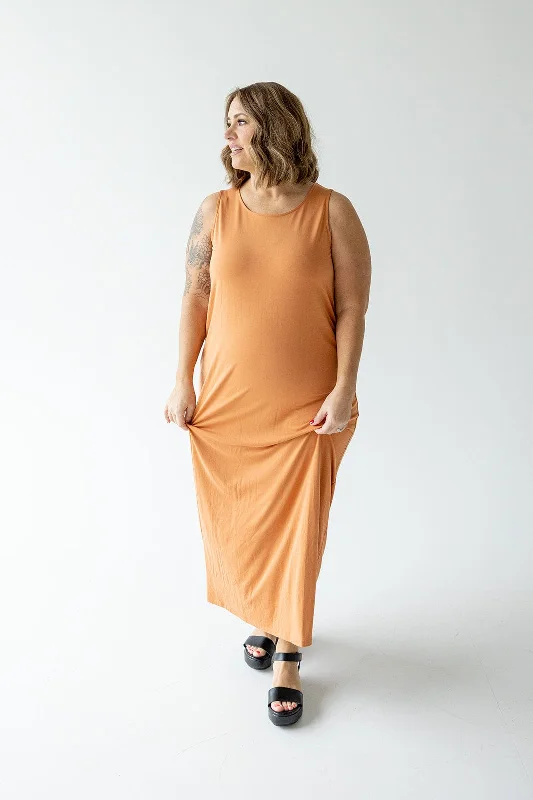 ROUND NECK TANK SLIP DRESS