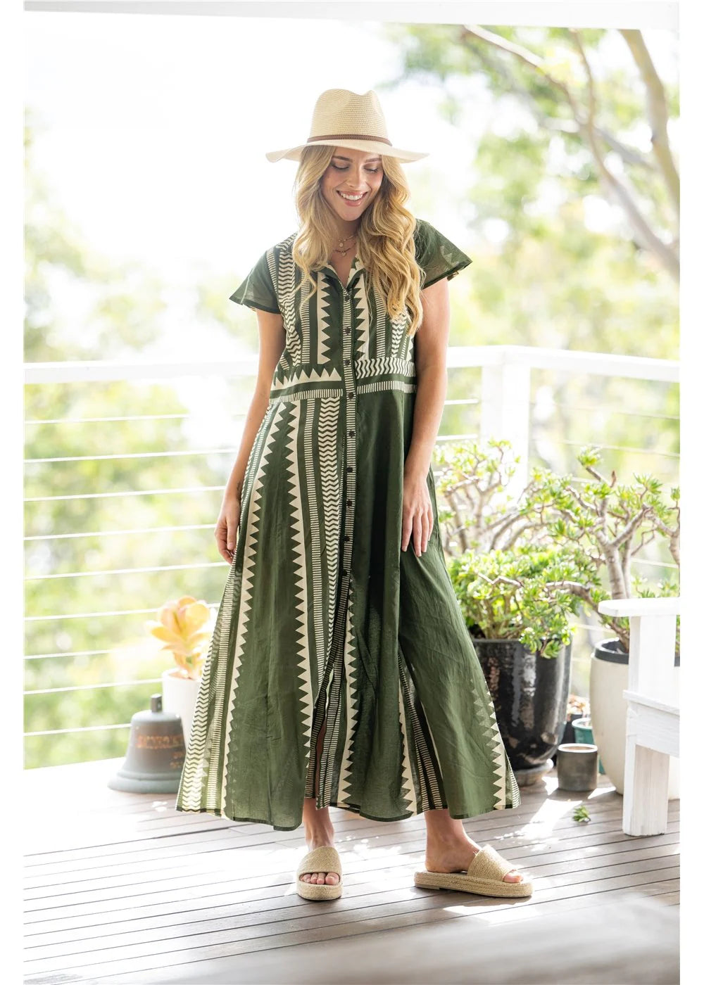 Front Button Dress